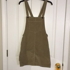 Corduroy Overall Dress